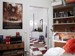 76平米奇幻空間北歐公寓歐式過道裝修圖片