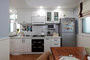 90平美式雅居二居室裝修效果圖美式風格廚房