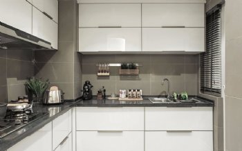 雅戈爾明州現代輕奢風現代廚房裝修圖片